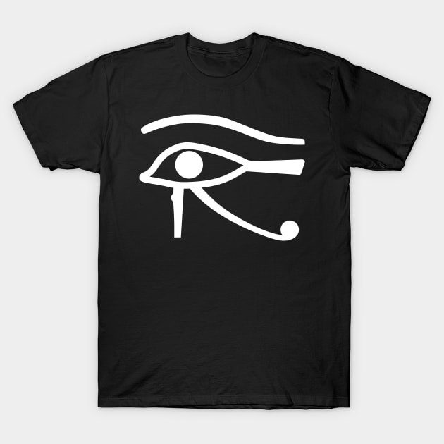 Eye of Horus T-Shirt by colorsplash